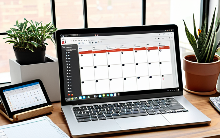 **
Prompt: Organized workspace, desk with to-do list, calendar, digital tools (Trello, Todoist visible on screen), bright and airy, promoting productivity.
**