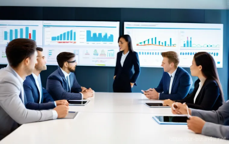 마케팅 리서치 - **Prompt:** A friendly and attentive female small business owner, in her late 20s to early 30s, dres...