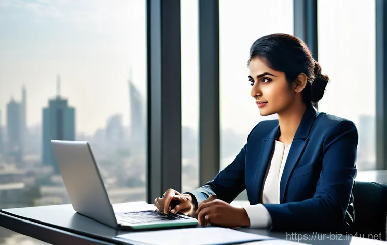 전략적 경영 계획 - **Prompt 1: Envisioning a Bright Business Future**
    "A confident young Pakistani entrepreneur, ma...