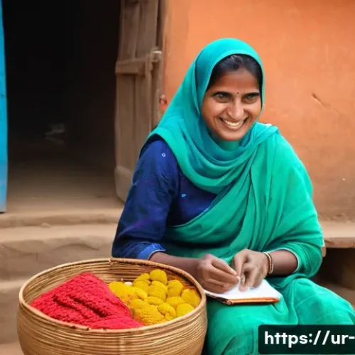 Home 32 사회적 기업 사례 연구 - **Prompt 1: Empowering Women with Micro-loans**
"A vibrant, realistic photograph capturing a gro...