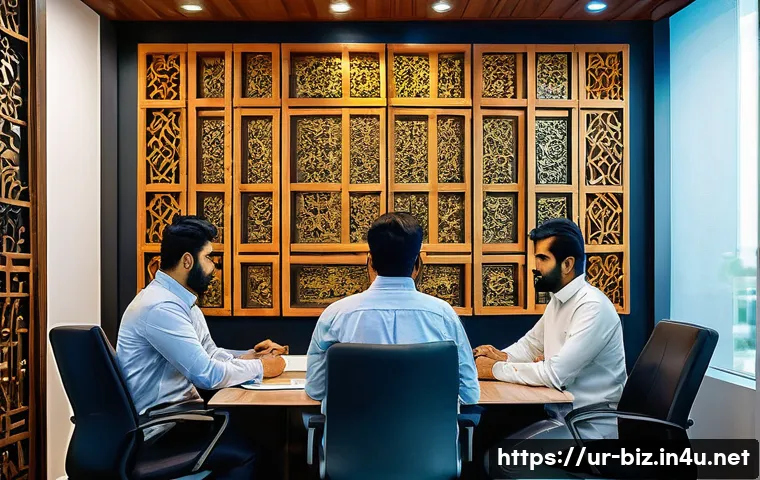 품질 관리 - A modern office setting in Karachi featuring a diverse team of professionals engaged in a quality co...