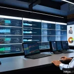 Home 23 시장 조사 및 분석 - A modern corporate office scene in Pakistan, featuring a diverse group of business professionals eng...
